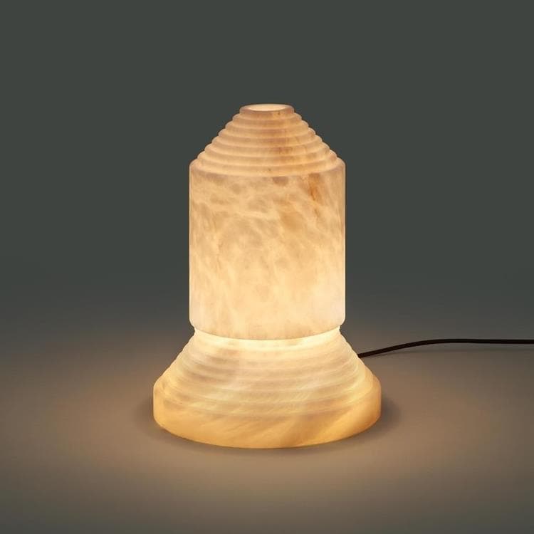 BABEL Lampe à poser albâtre H40 5cm Blanc Santa Cole LightOnline