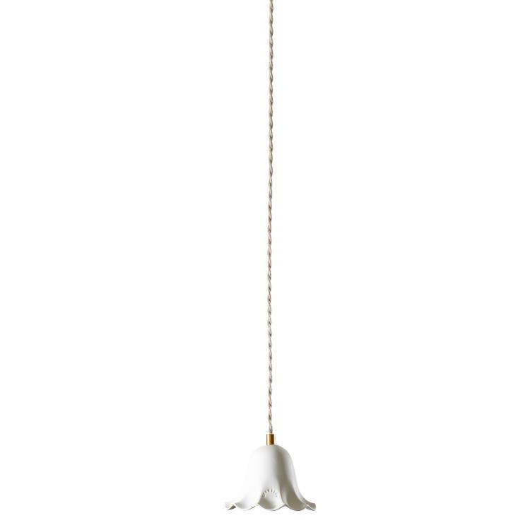 LILI Suspension Porcelaine H10cm Porcelaine Biscuit Enamoura LightOnline