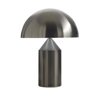 ATOLLO PETITE Lampe à poser Aluminium Laqué H35cm Noir O Luce