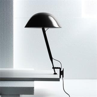 Lampe de bureau à DEL intégrée, 3,85 po, métal, noir