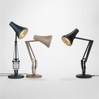 90 MINI MINI Lampe de bureau LED articulée H40cm Noir Carbone Anglepoise -  LightOnline