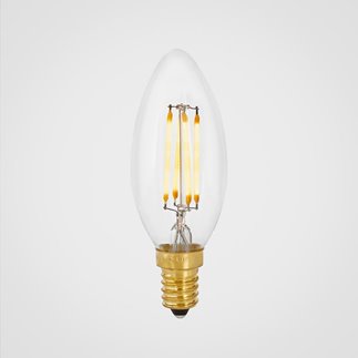 Ampoule LED dimmable E14 FOUR éclairage blanc chaud 15W Ø5.5cm