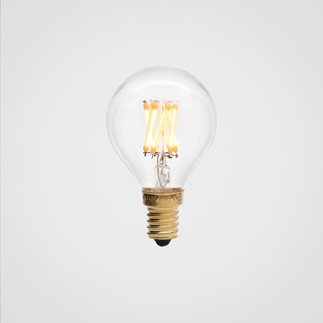 Ampoule, LED, E14, 2200K, Sphérique G45 filament, ambre, dimmable