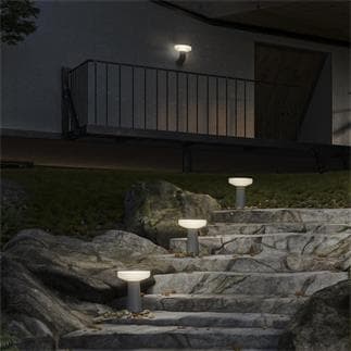 Applique extérieure LED solaire Metro - Les Jardins