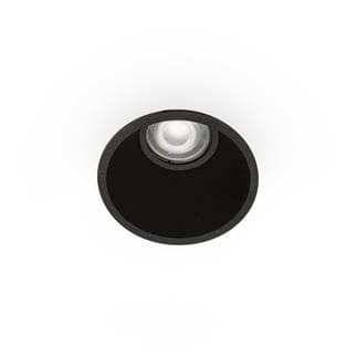 HYDE Spot encastrable LED Métal IP44 avec porte-lampe Ø8.9cm Noir
