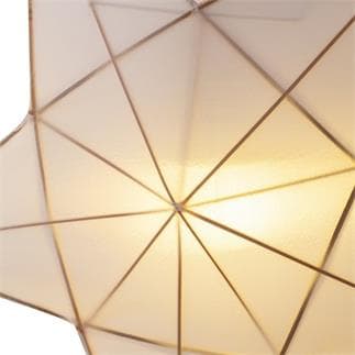 FUSEE Lampe à poser en Bambou et Soie H70cm Blanc Petit Pan