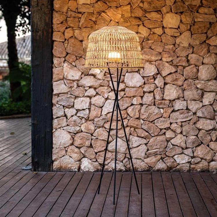 CALYPSO MARTINIQUE Lampadaire d'extérieur LED avec tablette H186cm