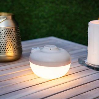 SISINE Lampe à poser sans fil Extérieure Rechargeable avec Télécommande  Ø25.5cm H32cm naturel New Garden - LightOnline