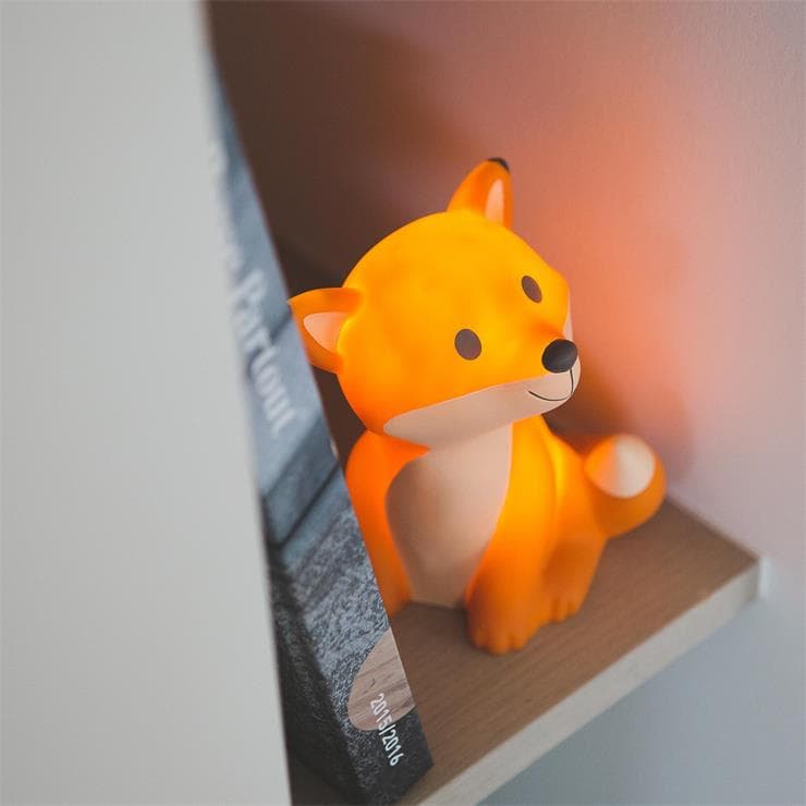 Lampe veilleuse Cesar renard orange rechargeable par câble USB - Atelier  Pierre