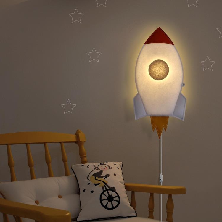 Cerf-volant Lampe LED pour enfant Décoration murale Appliques