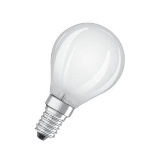 3 ampoules led àfilament blanc sphérique E27 40 W, LEXMAN