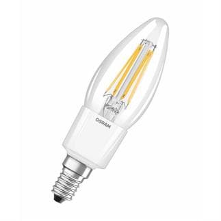 Ampoule LED, E14, Filament, 4W, 2200K, 350lm, Dimmable, Fumé, Ø15cm, H21cm  - Zangra