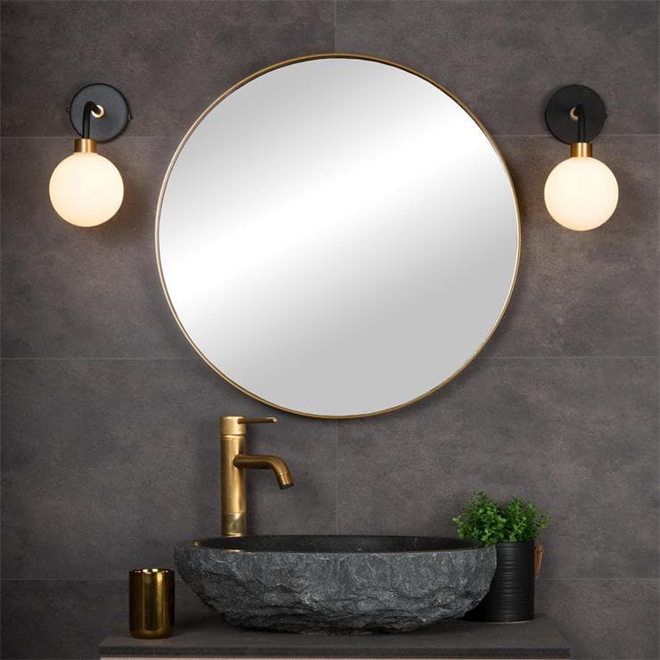 Applique miroir salle de bain applique tableau applique pivotante, métal,  1x LED 5,5W 550lm blanc