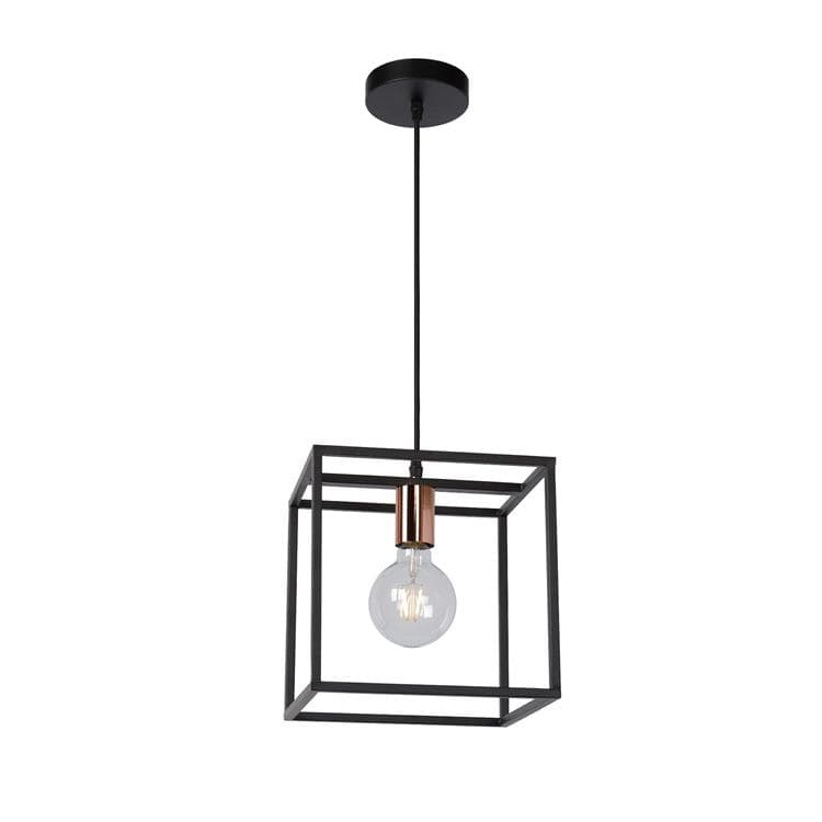 ARTHUR-Suspension Métal carrée H35cm