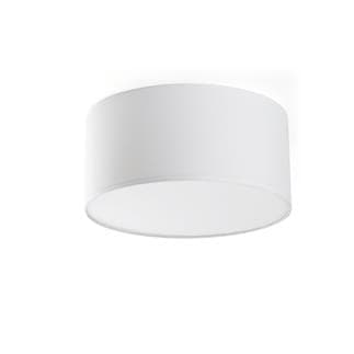 CLOUDY Plafonnier LED de salle de bain Verre Ø26cm Blanc Fabbian