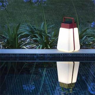 TINKA TRADITION Lampe d'extérieur LED rechargeable et solaire Alu