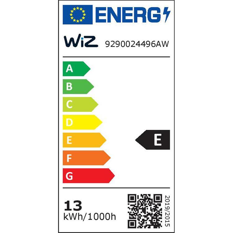 STANDARD Ampoule LED connectée E27 13W=100W 1521lm dimmable blanc chaud blanc  froid Ø8cm Blanc Wiz - LightOnline