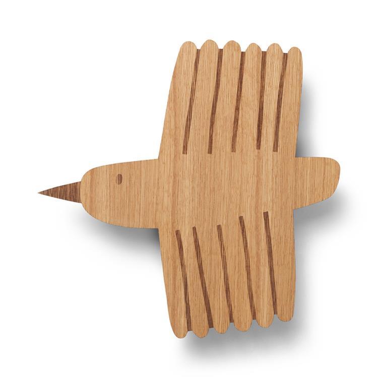 BIRD-Applique Bois H30.5cm