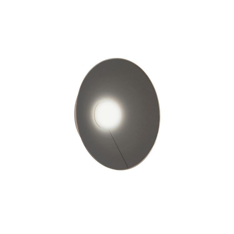 Plafonnier LED Coton Ø46cm ASIA Nickel gris