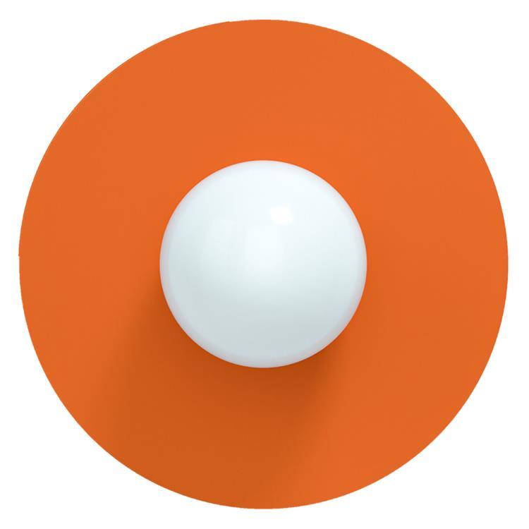 Applique murale LED 360° L37cm CANDY BIG CIRCLE S Zesty orange