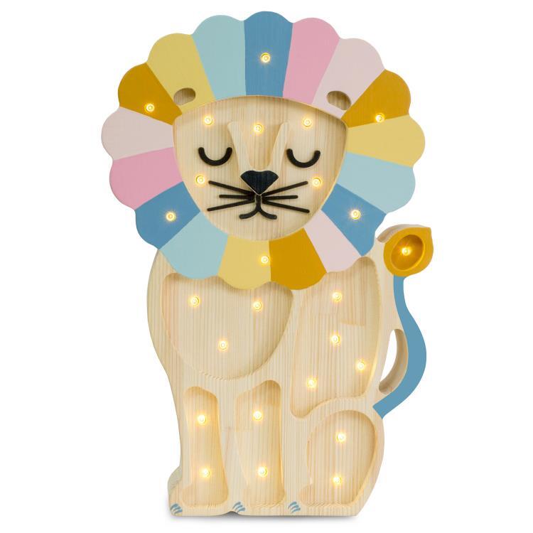 Lampe à poser LED Lion H36cm LION Retro rainbow
