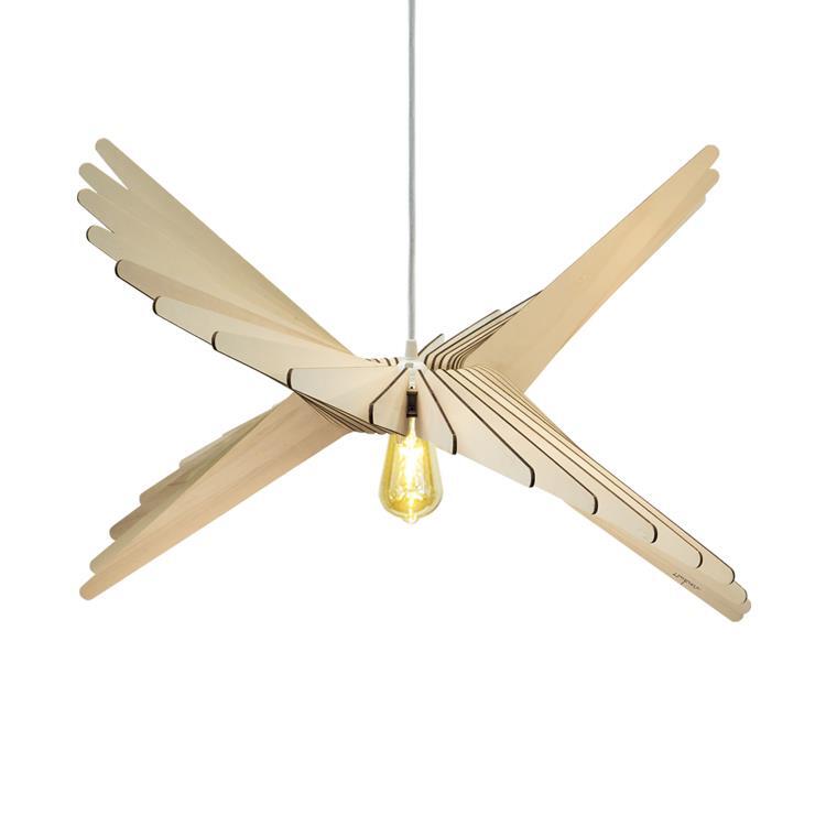 ALBATROS-Suspension Bois FSC Ø100cm