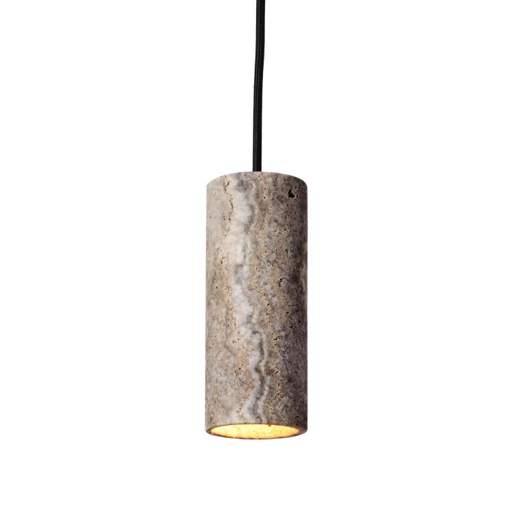 Suspension Travertin Ø6.5cm CORE Nero marquina