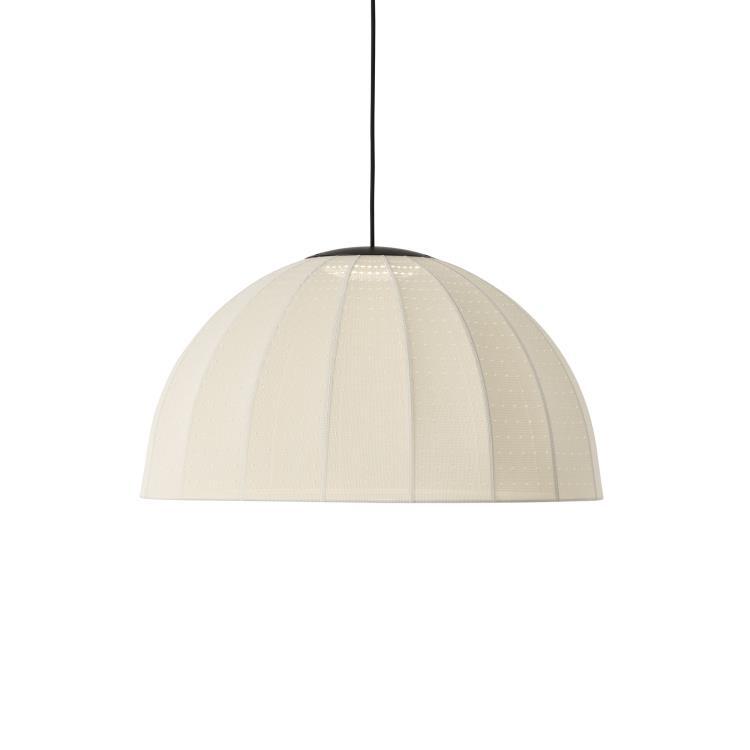 Suspension LED 3D tricotée Ø65cm MOLLIS blanc cassé