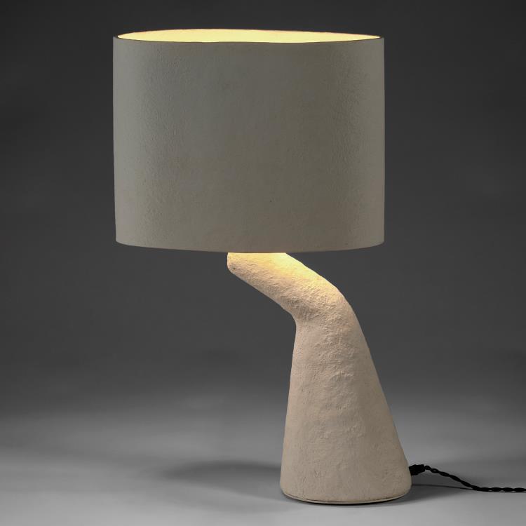 Lampe de table H68cm EARTH Blanc