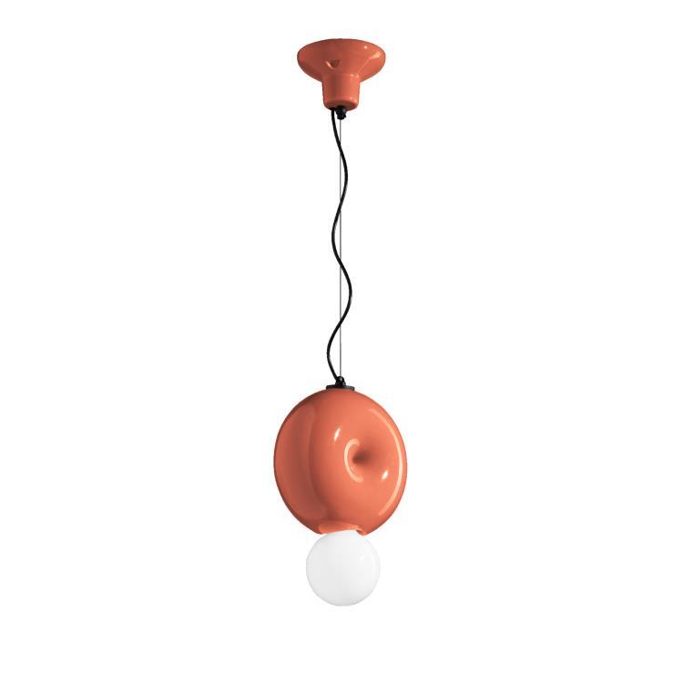 Suspension Céramique H29cm BUMBUM Orange