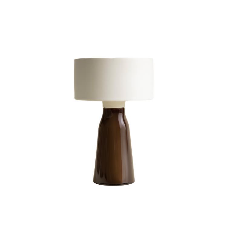 Lampe à poser Céramique H29cm TANDEM MINI écaille satin