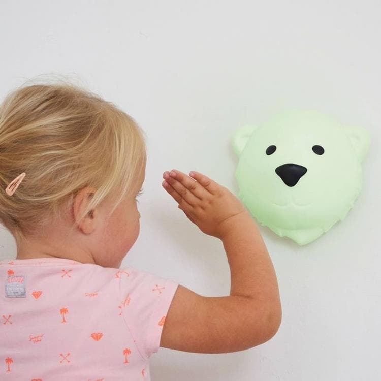 Veilleuse murale tactile Bjorn l'ours polaire (16 cm) : FLOW